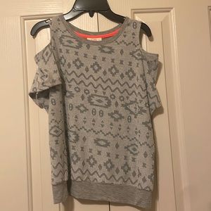 Cut Out shoulder Blouse